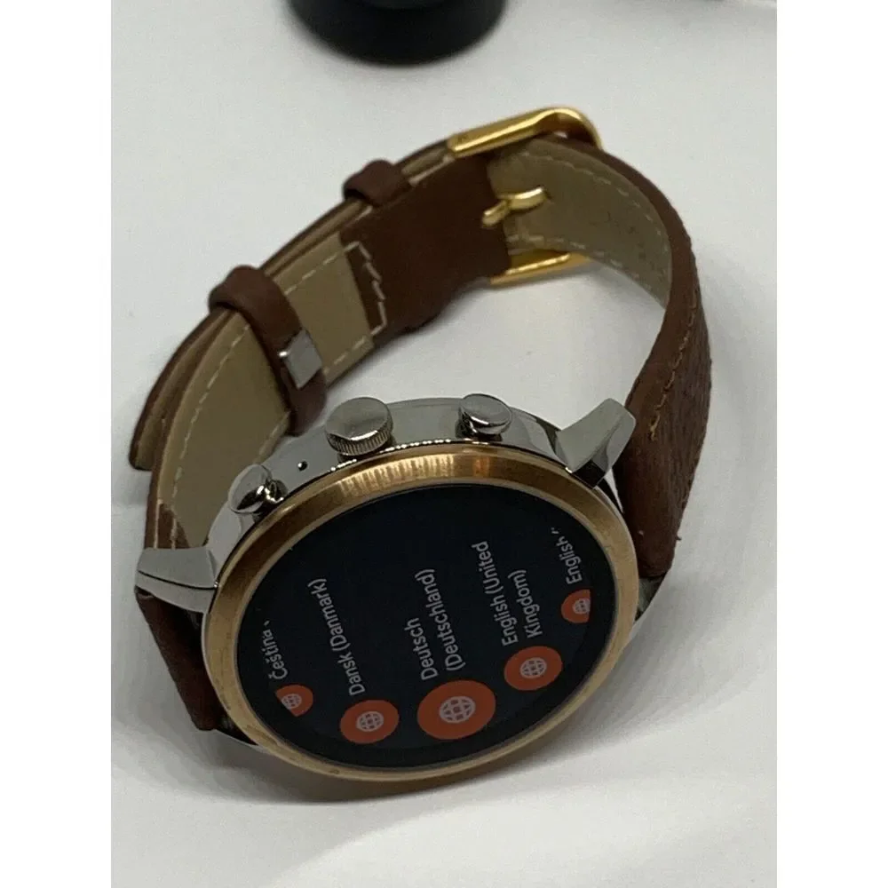 Fossil Gen 4 Authentic Digital Dial Smart Watch Custom Band FTW6016 NP21
